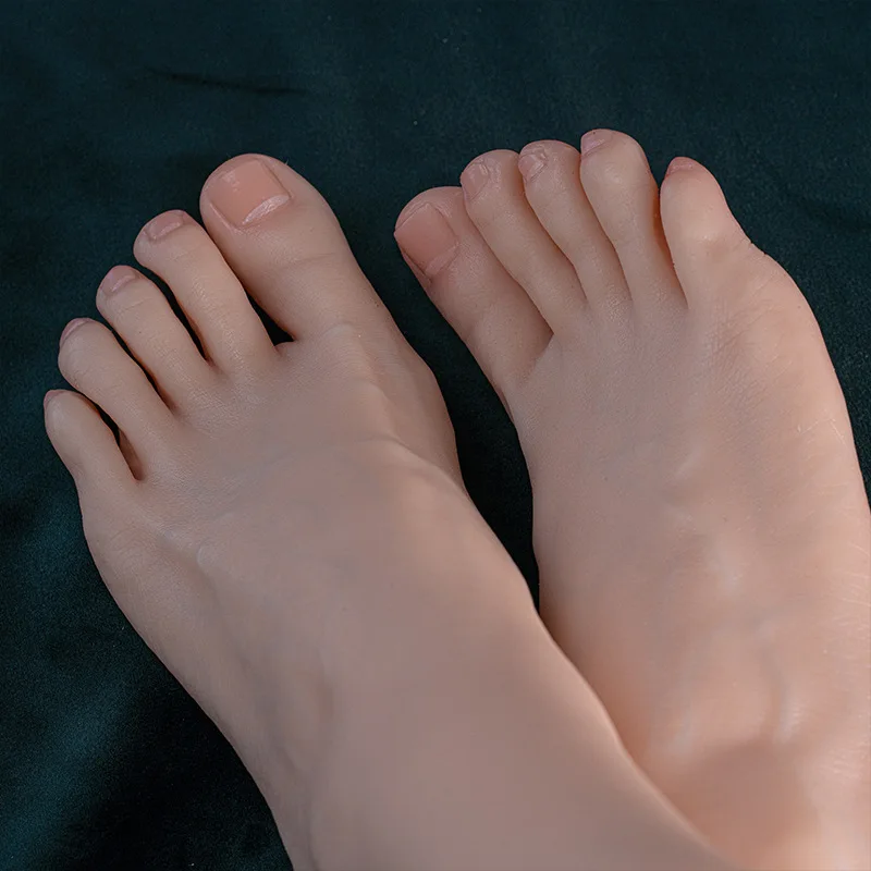 Lifelike All Bone Silicone Feet Model Beauty Shooting Props Art Sexy Mannequin On Promotion Size 37