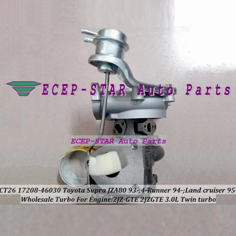 1pc Twin Turbo CT20A 17208-46021 17201-46021 17201-46030 17208-46030 Turbocharger For TOYOTA Supra 93-98 2JZ-GTE 2JZ 2JZGTE 3.0L