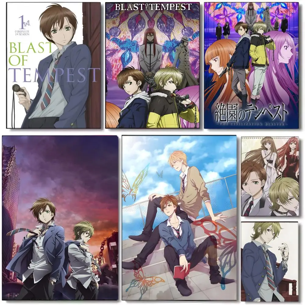 Póster de ANIME Z-Zetsuen no Tempest, arte impreso para pared, adecuado para sala de estar, dormitorio, bar, salón, decoración del hogar, regalo