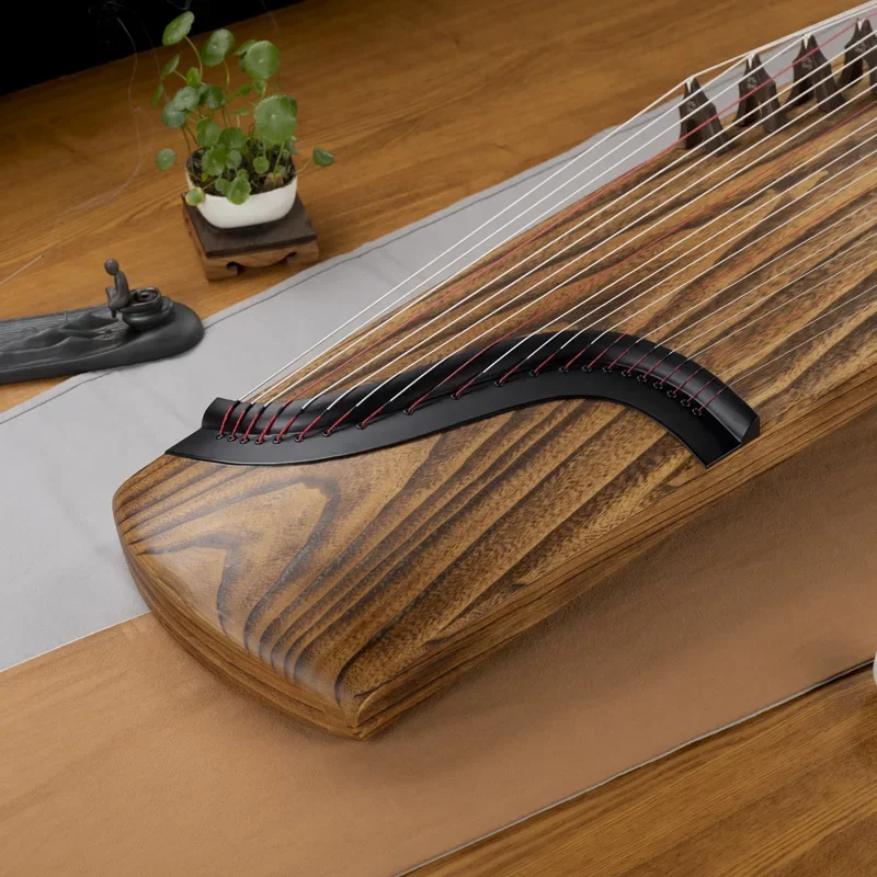 

Hooqu Old Tungwood Ancient Handmade Face-Digging Guzheng Professional Playing Guzheng 163cm HHF-5