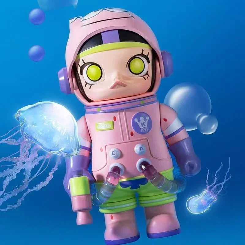 POP MART MEGA SPACE MOLLY 100% Series 02-B Blind Box Cute Action Figure Desktop Ornaments Gift Girl Collection Toys Doll