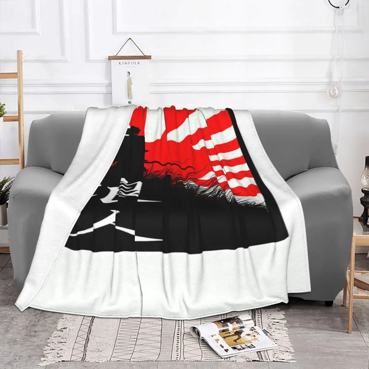 Japanese Ronin 1201 Blanket Bed Blankets Blankets And Throws Throw Blanket