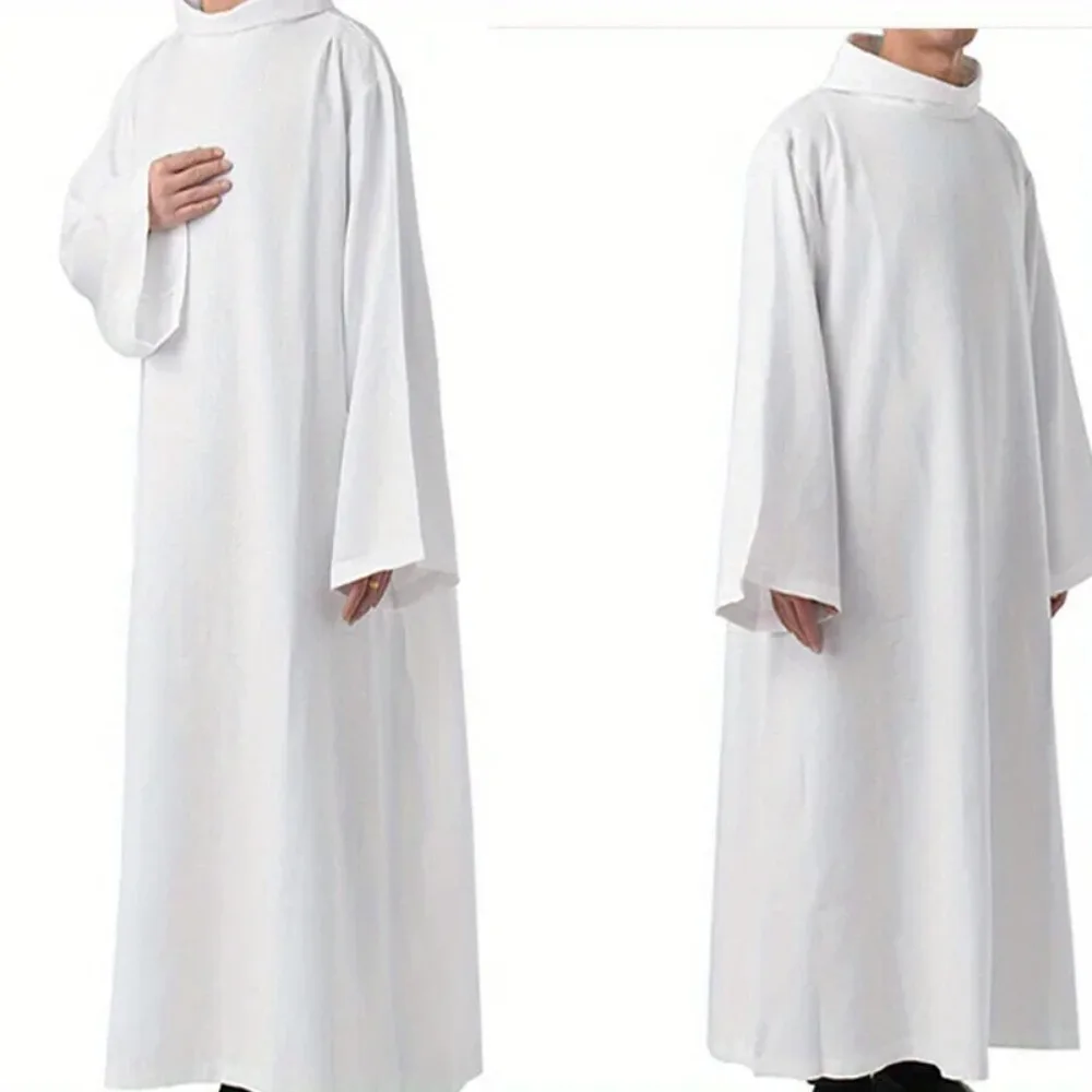 Arabian Style Long Clerical Robe Religious Cosplay Costume for Stage Performance Party