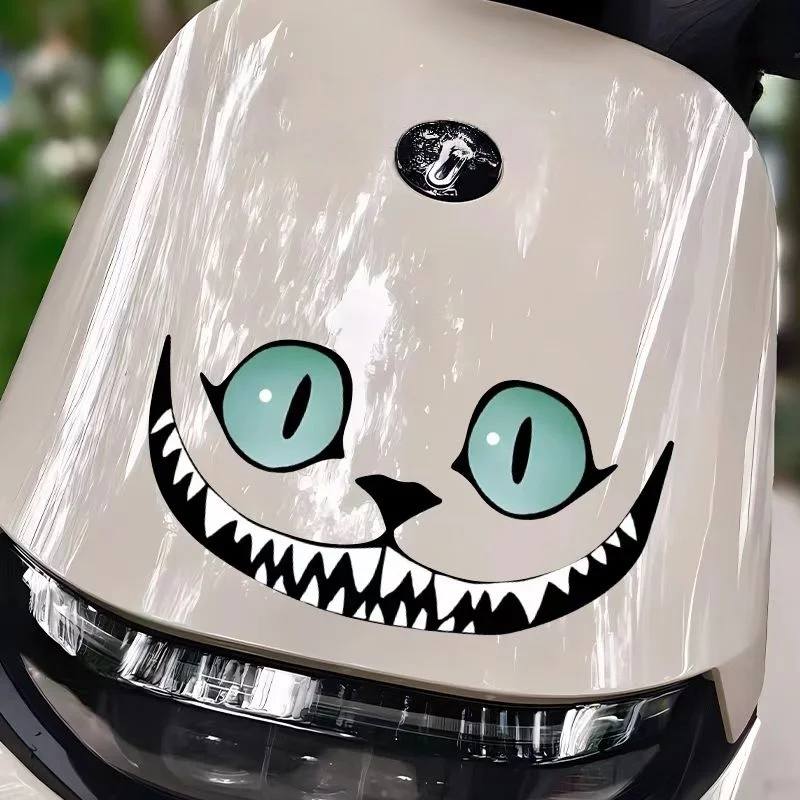 Big mouth, eyes, nose, personalized expressions, car and motorcycle decorative stickers, high-quality waterproof PVC