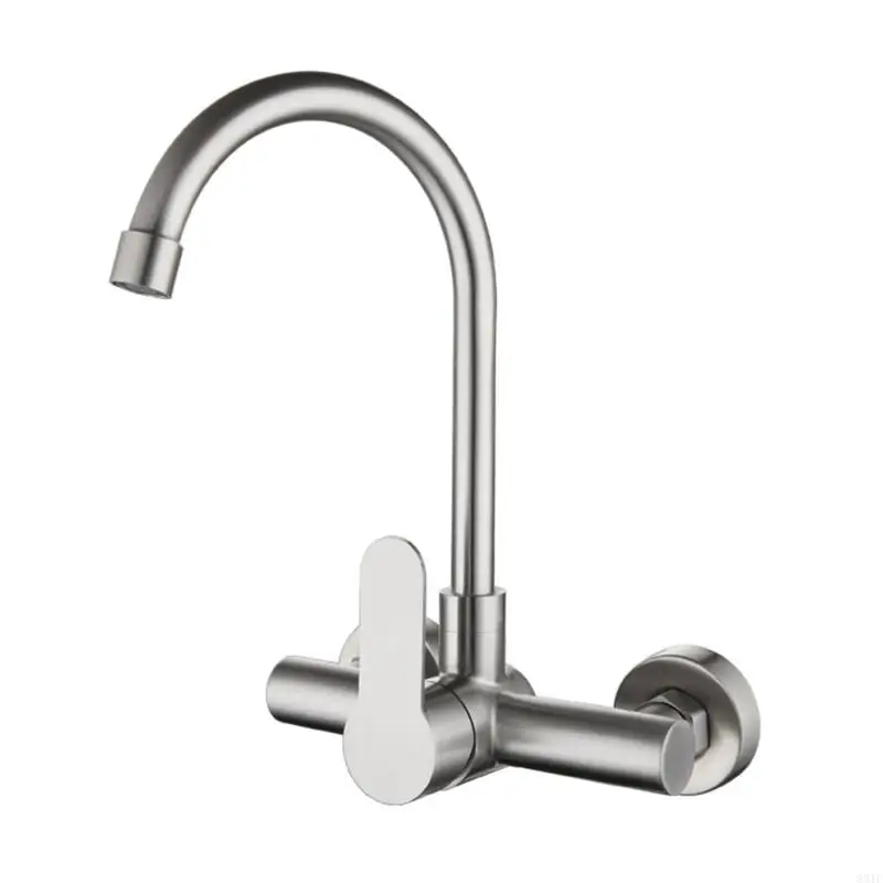 

831F Wall Mount Kitchen Tap Easy to Use Wall Mounted Faucet for Quick Installation