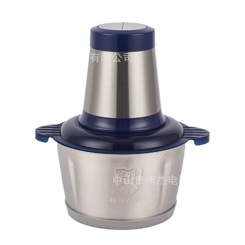 

110V American Standard Meat Grinder 2L Household Stainless Steel Mincing Machine 300W High Power Meat Chopper Garlic Grinder