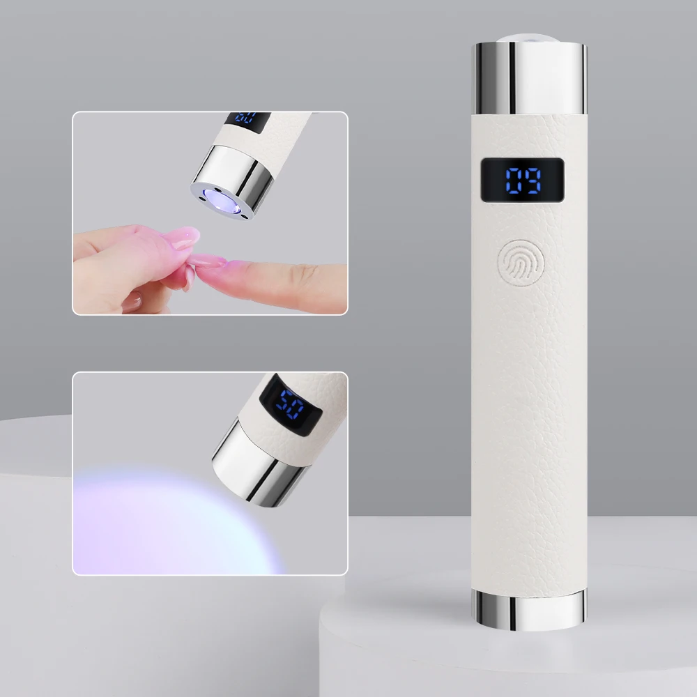 AI Smart Sensor UV LED Gooseneck Nail Lamp Fast Gel Curing Dryer Stand