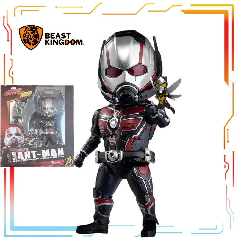 ของเล่นสะสม Beast Kingdom รุ่น Q ฉบับสำเร็จรูป ขยับได้ สมจริง ตุ๊กตาแอนท์แมน ของขวัญเทศกาลสำหรับเด็กผู้ชาย