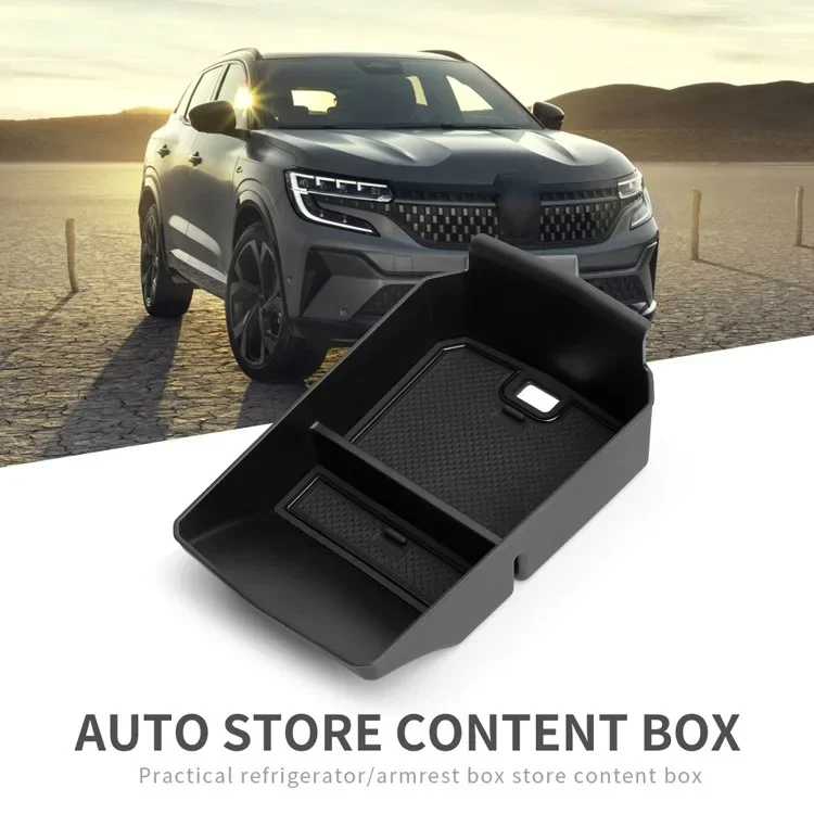 Car Armrest Storage Box ABS Auto Central Control Container For Renault Austral E-Tech Hybrid 2023-2024 Car Interior Accessories