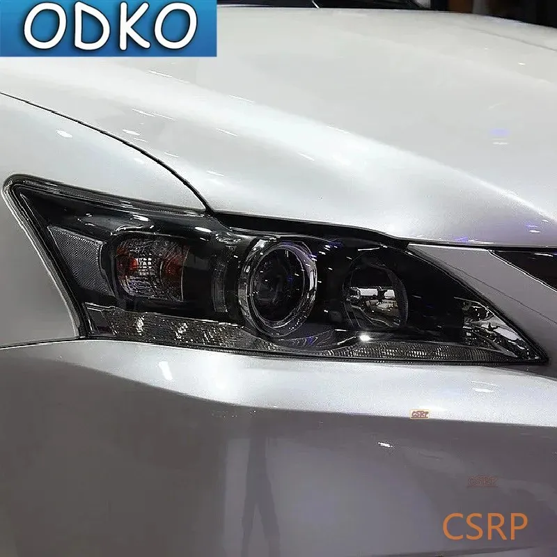 Smoked Black TPU Sticker Car Headlight Protective Film For Lexus ES 300h NX CT GS IS LC LS RX LX570 RC UX GX F Sport 2022