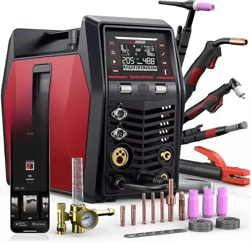 

9 in 1 Control Application Control Cutting Machine/Pulse MIG/Flux Core/Spool Gun/DC High Frequency/Lifting Tungsten Argon Arc