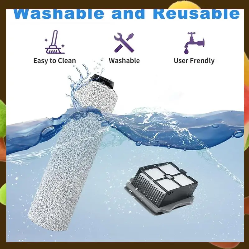 

For Tineco Ifloor 3/Tineco Floor One S3 High Efficiency Particulate Air Filters Vacuum Cleaner Replacement Parts-Retail