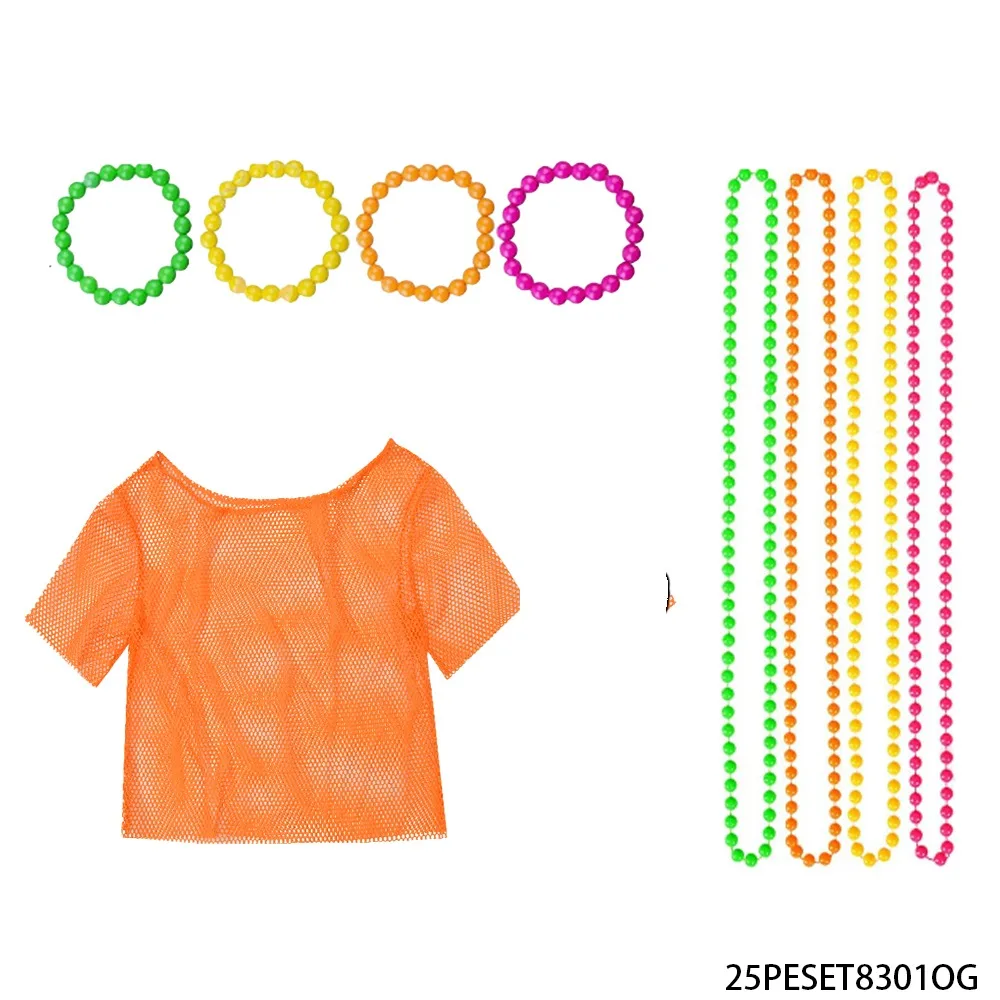 

PESENAR Ретро 1980-х годов Оранжевый комплект из трех предметов — ностальгический стиль 80-х, идеально подходит для любителей и домашнего декора