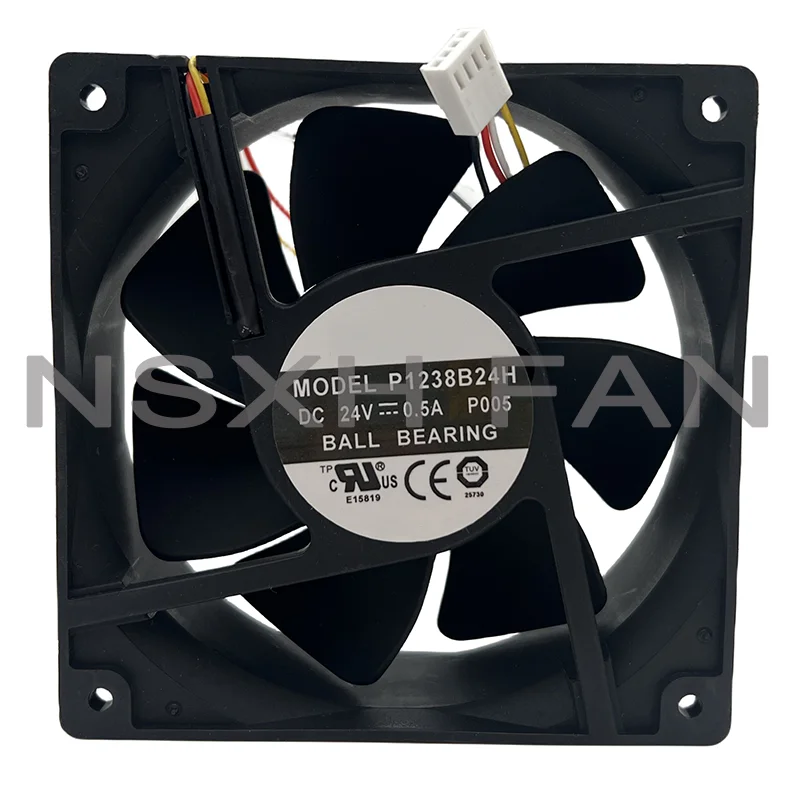 

12038 120mm 12cm P1238B24H DC 24V 0.5A 4Wire 4-pin 120X120X38MM Computer Case CPU Cooler Cooling Fans