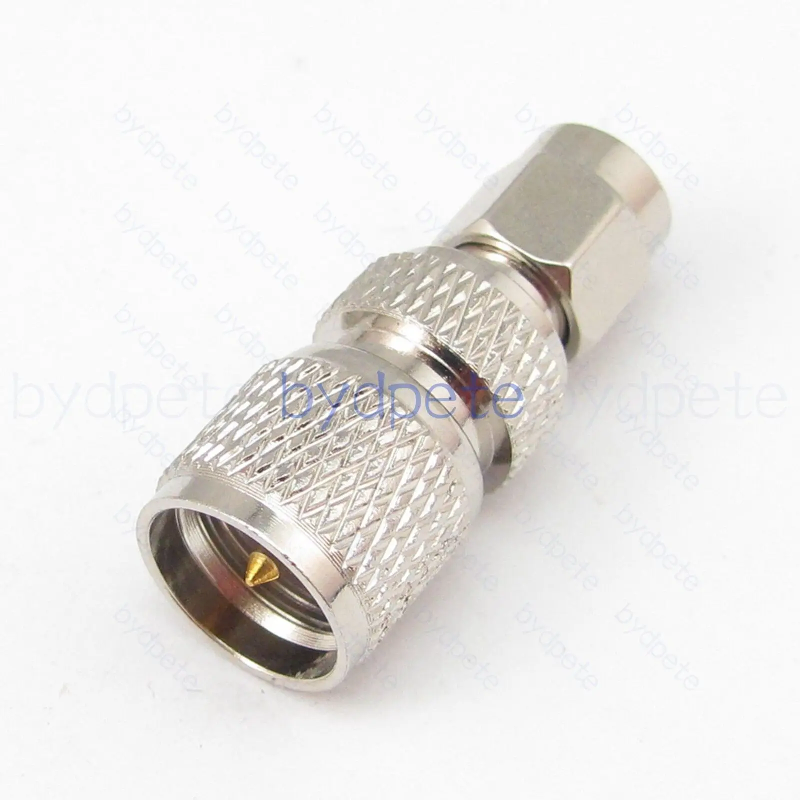 

Mini UHF Male to SMA Male Plug Adapter Connector 50ohm 50 ohms Coaxial Coax RF Tanger