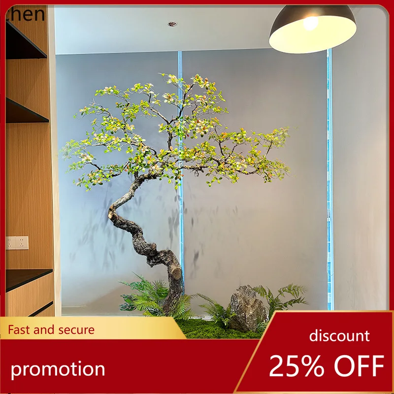 HXL Artificial Green Plant Indoor Decoration Landscaping Ornament Bionic Plant