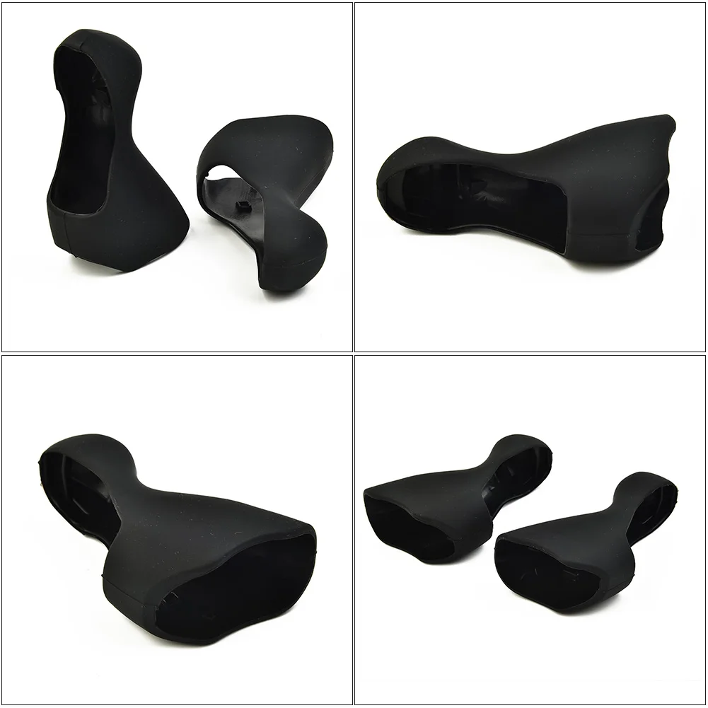 1 Pair Bike Bicycle Brake Lever Hoods Hot Sale For-Shimano St-5700 105 Gear Shift Lever Cover Black Rubber Cycling Accessories