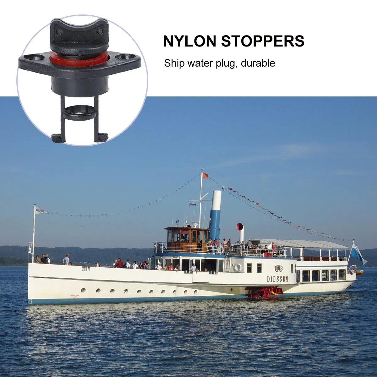 

Waterproof Scupper Boat Drain Stopper For Kayak Canoe Marine Accessories Durable Hardware Water Resistant Paddle Dry
