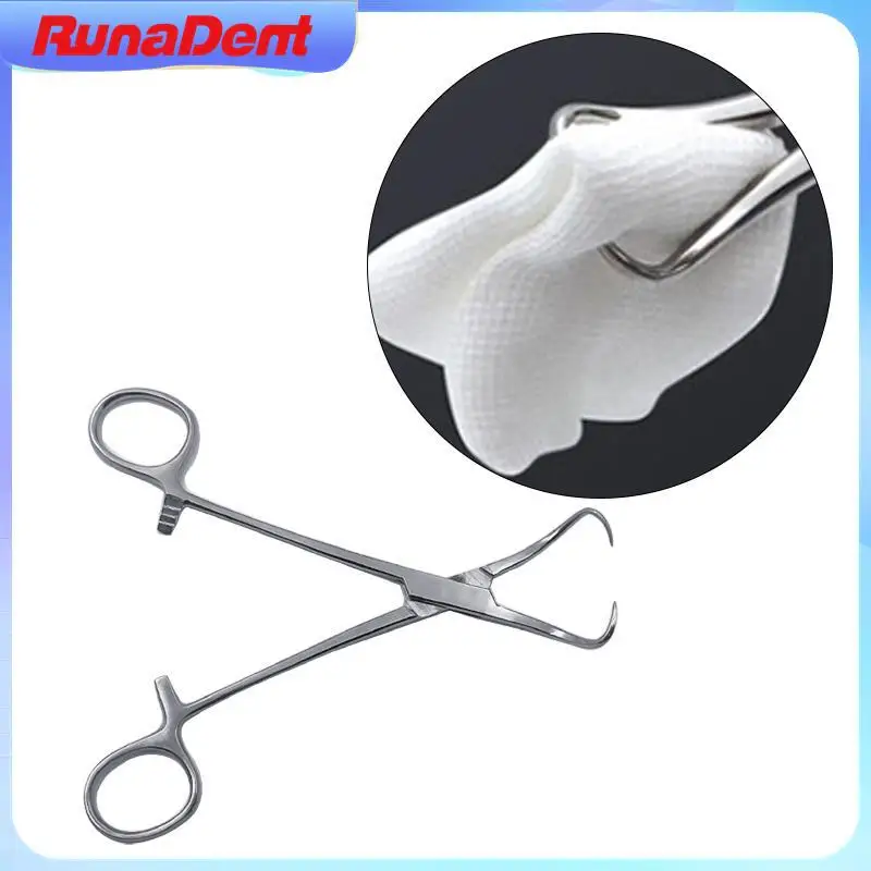 Dental Surgical Tweezers Towel Forceps for Clamp Cloth Towel Orthopedics Instruments Tool Made In Stainless Steel