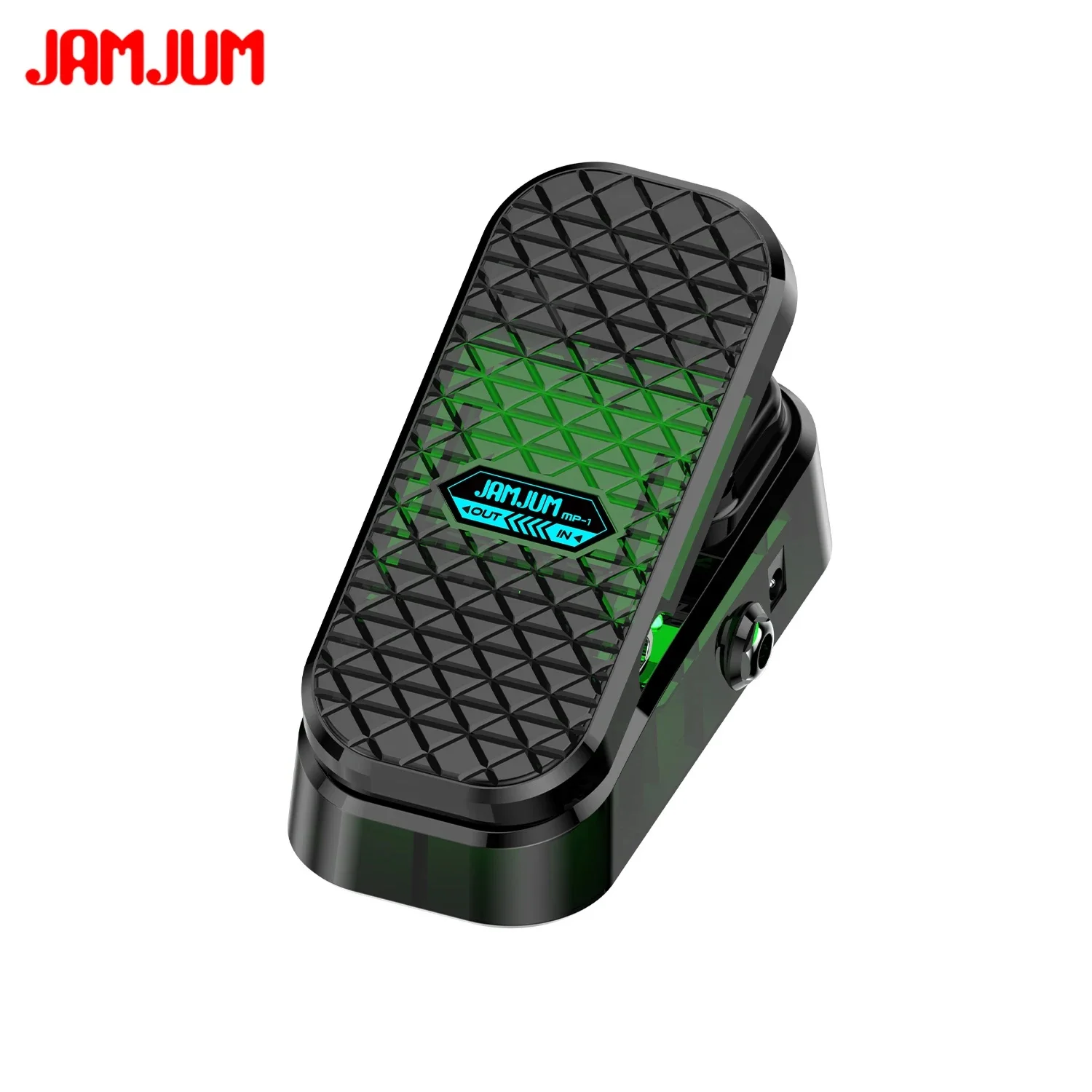 JAMJUM MP-1 Wah/Volume Pedal Precise Direct Control Cushioned Feet No Noise No Power Required for Guitar Rack Studio Performance