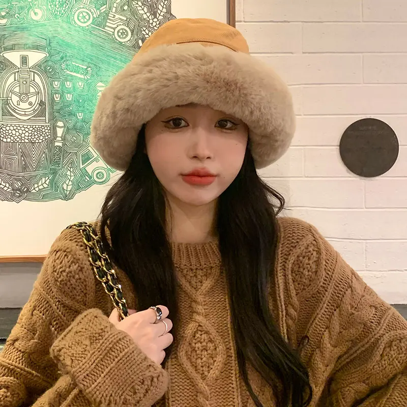 

Women winter Knitted Beanie Hat,Fleece Lined Winter Snow Caps Plush Earmuff Skull Hats Suitable for outdoor walk,daily commuting
