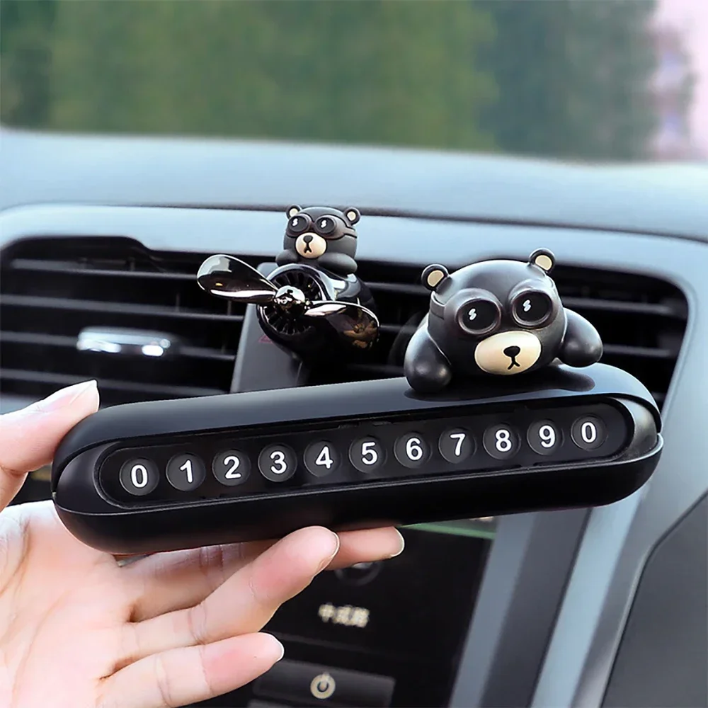 

Автомобильная временная парковочная карта для авто номерного знака, временный знак остановки, номерной знак телефона, скрытый переключатель, автомобильные аксессуары для интерьера