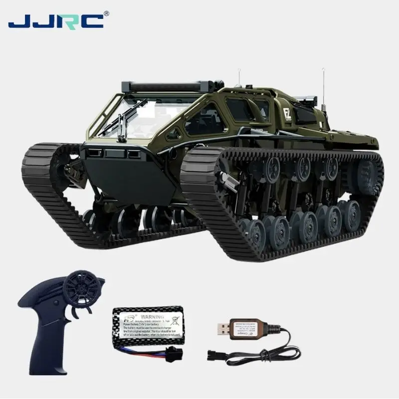 

JJRC C8812 RC Tank All Terrain Army Truck 2.4G Fully Proportional Remote Control Military Vehicle Rock Crawler 4WD Drifting Car