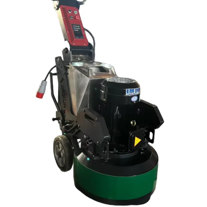 

550 Manual Floor Grinder and Polisher 4-Head Design with Core Motor Components Construction Industry Four Disc Machine