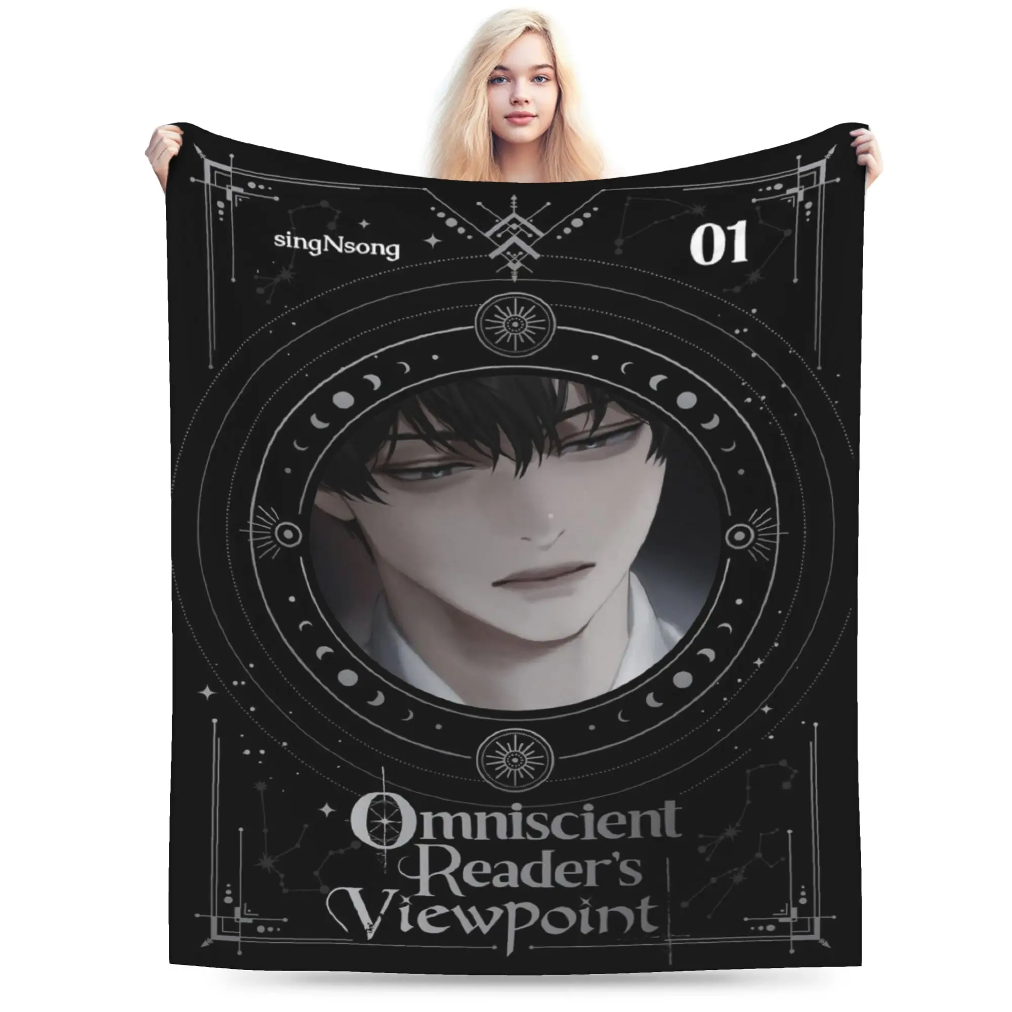 Funny Novel Omniscient Reader Viewpoint  Blanket Soft Flannel  Comfortable Throw Blankets Machine Washable