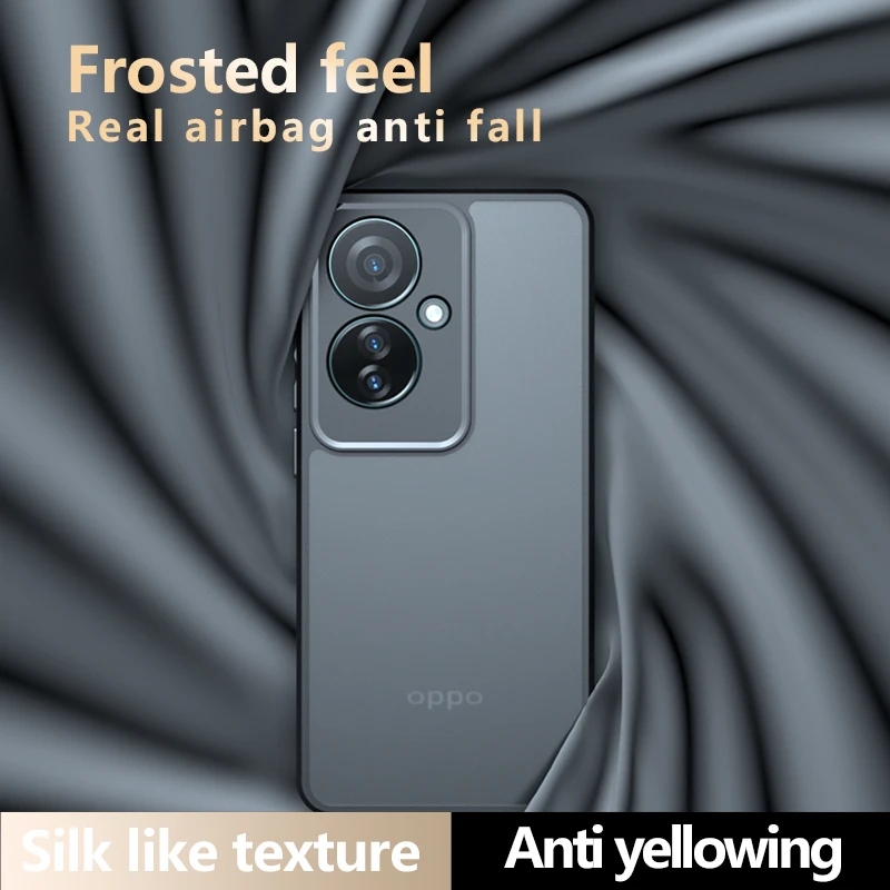 Skin Sensation Airbag Anti Drop Case Cover for Oppo Reno11 F Mircropyle Back Case Cover for Oppo Reno11 F Phone Fundas Reno 11 F