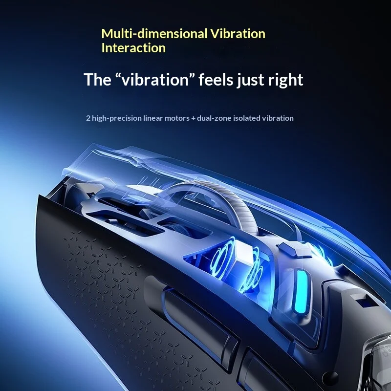 ZHEN Vibration Feedback Tri-mode Gaming Mouse PAW3950 8KHz Wireless Bluetooth Wired Mechanical Esports Mouse For PC Laptop FPS