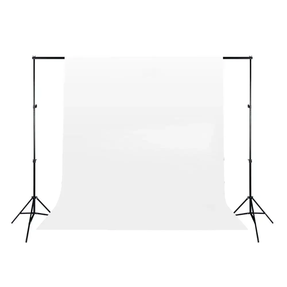 10ft Adjustable Background Support Stand Kit - Professional Photography Backdrop Crossbar System