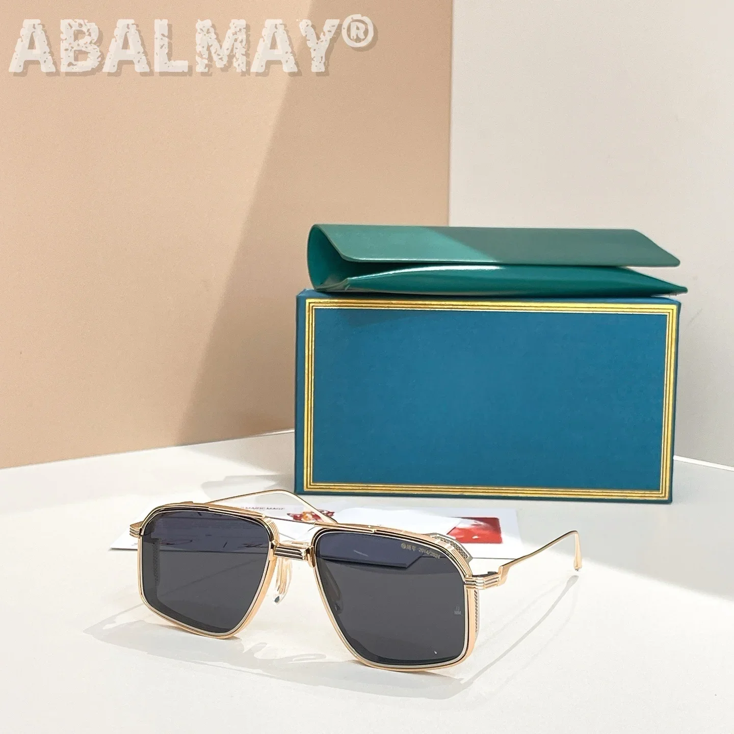 

Top Quality Sunglasses for Men and Women JAGGER SIZE 56-16 Style UV400 Retro Fashion Special Design Sun Glasses with box