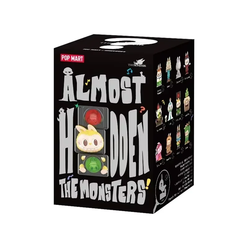 

POP MART the MONSTERS Almost Hidden Series Kawaii Anime Action Figure Blind Box - Surprise Mystery Doll Collection for Girls