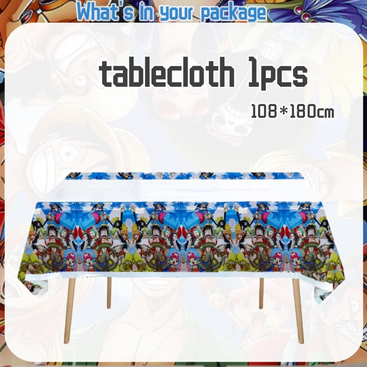 قطعة واحدة لتزيين حفلات أعياد الميلاد سانجي نامي أدوات المائدة القابل للتصرف مفرش المائدة منديل شوكة قبعات الحفلات مستلزمات الحفلات للفتيات #2