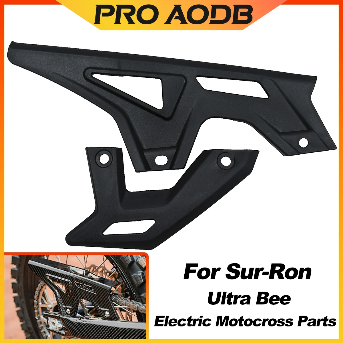 For Surron Electric Motorcycle Sprocket Chain Cover Guard Chain Cap For Sur ron Sur-Ron Ultra Bee Electric Motocross Dirt Bike