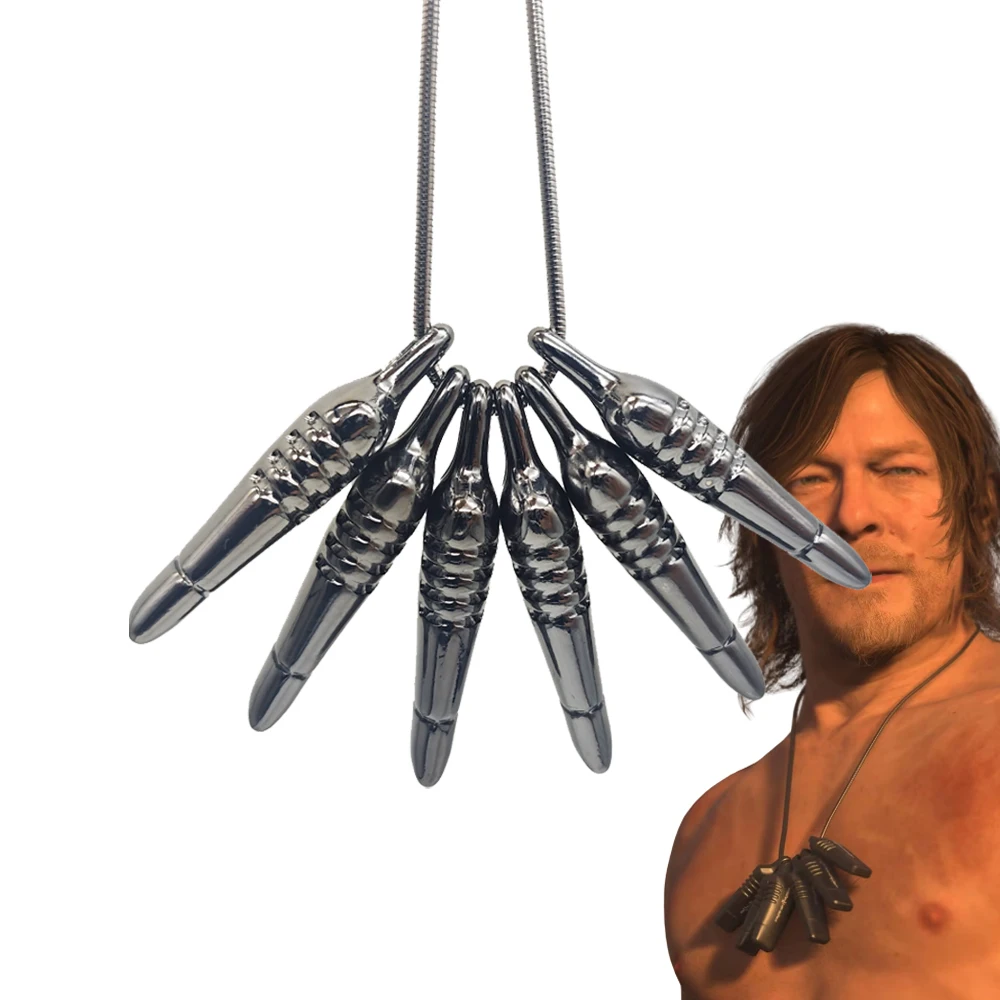 

Игра Death Stranding 2, ожерелье для косплея Formula, подвеска из черного сплава, металлическая цепочка, ювелирные изделия для взрослых, аксессуары унисекс, реквизит для вечеринки