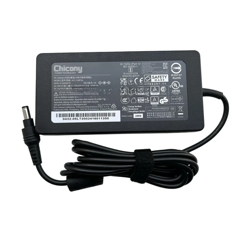 Chicony 20V 6A 120W AC Power Adapter For Intel NUC 13 NUC13ANHi7 NUC13ANki7