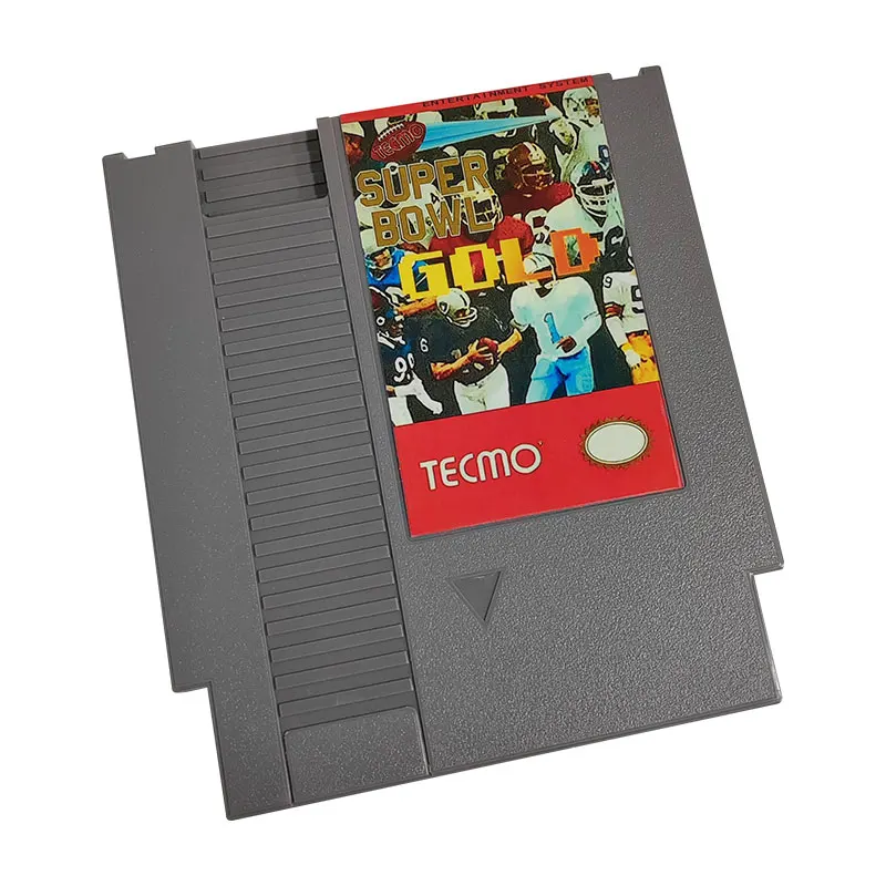 

Tecmo Super Bowl Gold - 8 Bit Games Card PAl and NTSC USA Version Game Cartridge For 72 Pins NES Classic Console