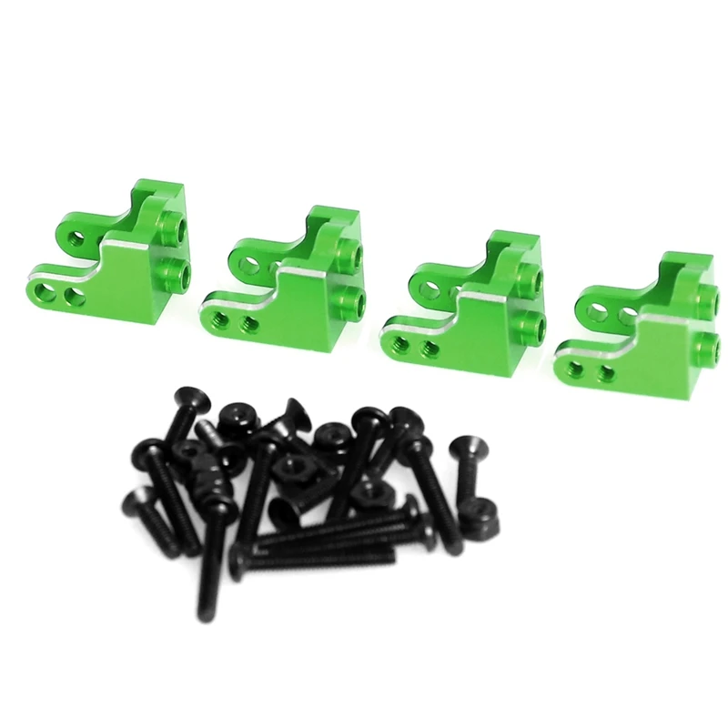 RC Car Upgrade Upper Shock Absorber Mount Kit For LOSI 1/18 Mini LMT 4X4 Brushed Monster Truck RC Car Upgrade Parts Green