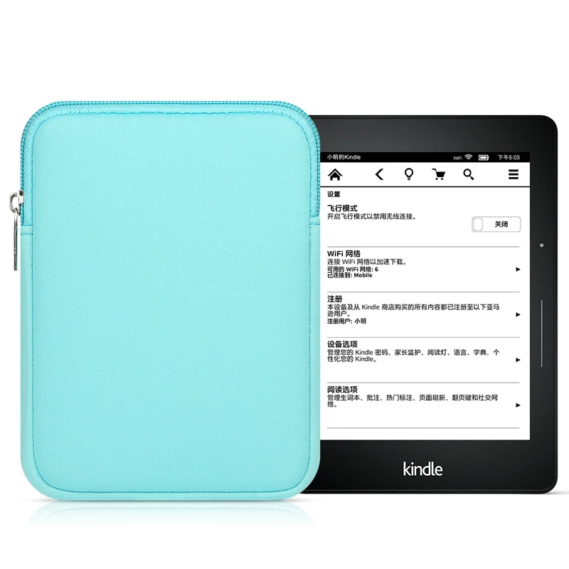 Tablet sleeve for Samsung galaxy tab Active 2 3 SM-T360 T390 T570 8.0 inch pad cover case zipper bag universal protective shell