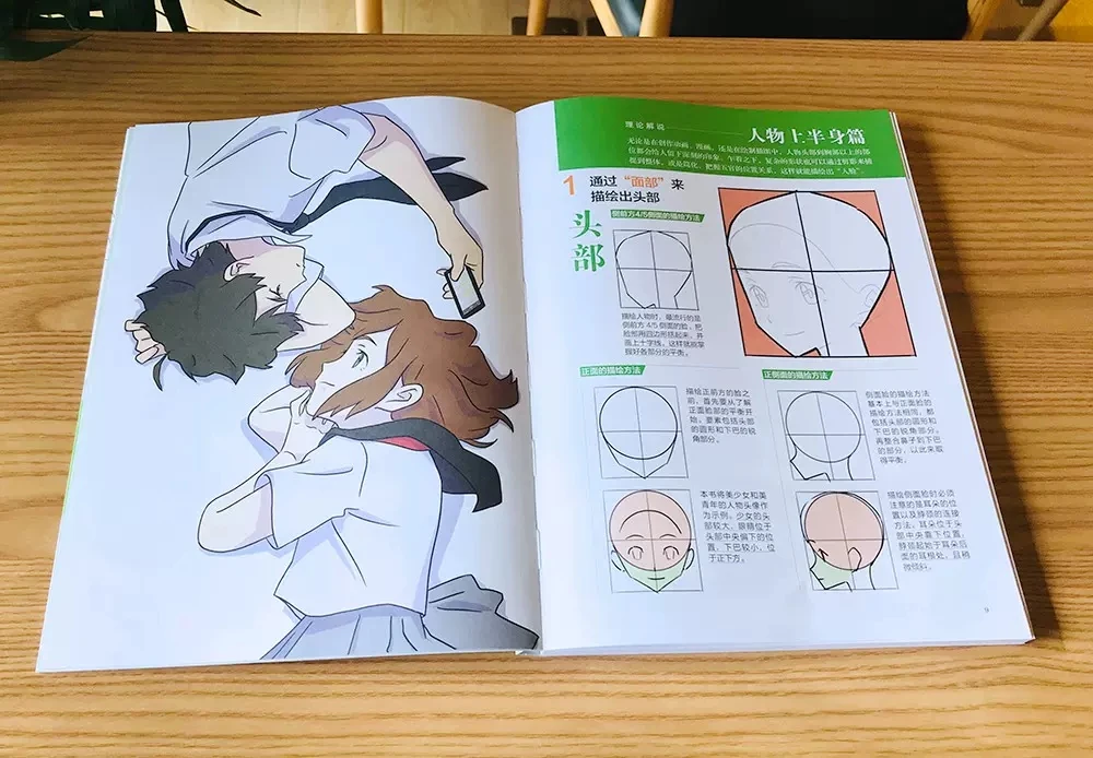 Rozszerzenie szkolenia w zakresie japońskie Anime opisu postaci, szkicowanie komiksów z podstawowym albumem Trace Art Book