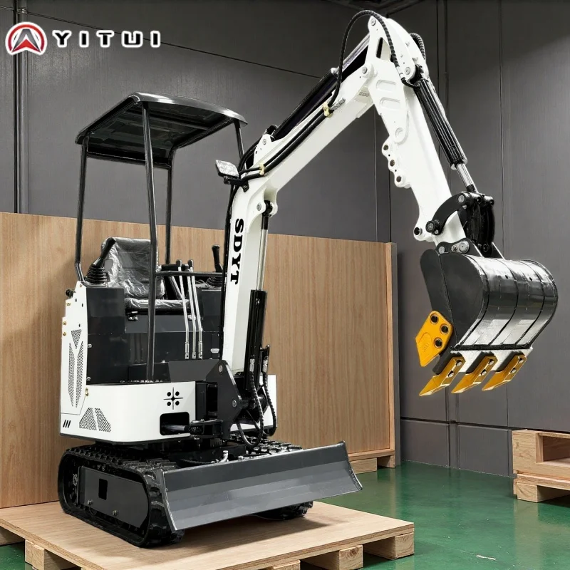 Aangepaste 1,8 ton minigraafmachine met Kubota-motor CE Epa Euro 5 en EPA-compatibel voor Franse tuinrenovatie