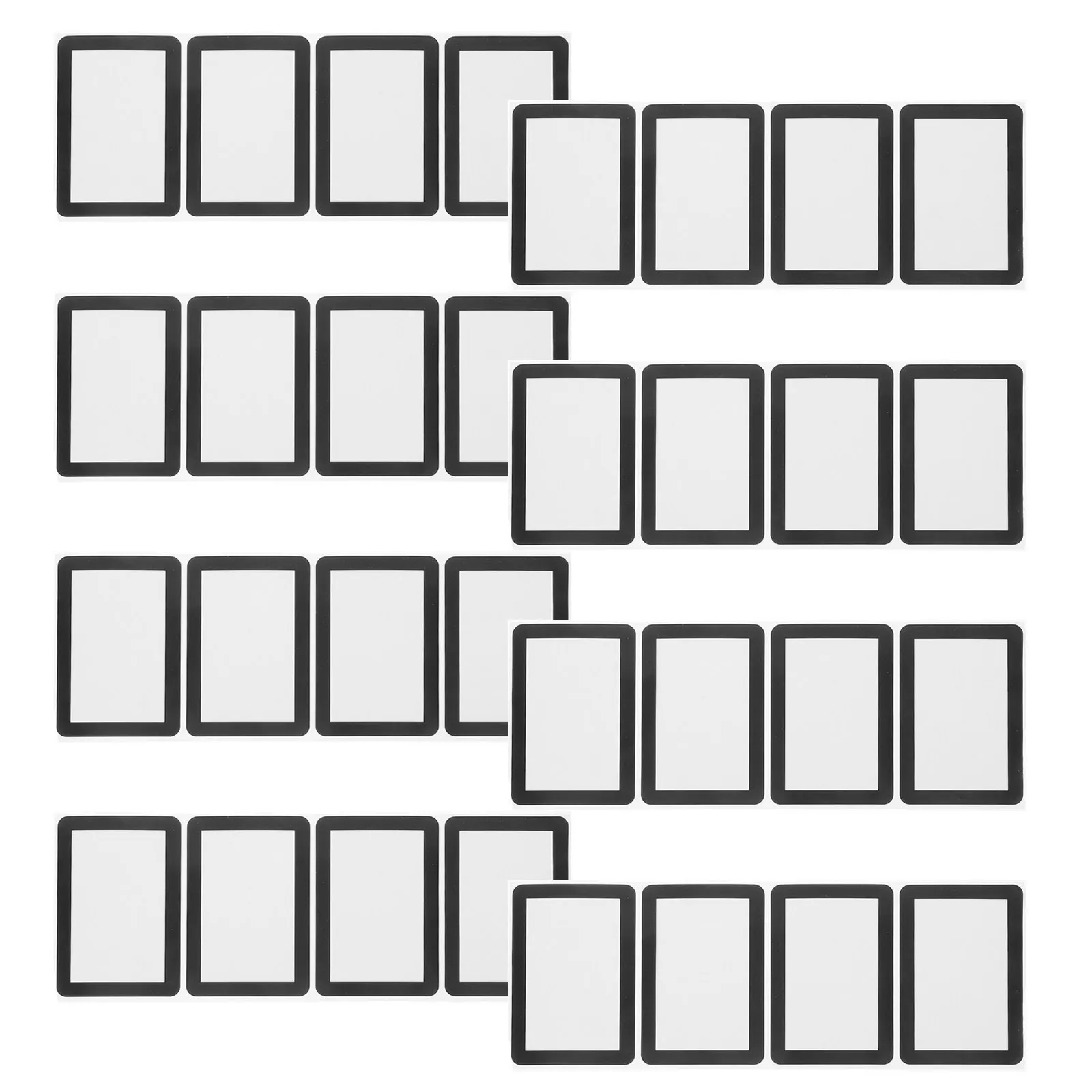 

60Pcs Border Name Labels Adhesive Sticker Tabs for School Supplies Kids Classroom Office Multipurpose Organizer