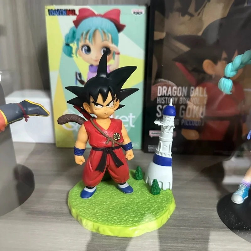 Banpresto Anime Dragon Ball Action Figure Son Goku Gk Historical Box 4 Pvc Model Collection Ornament Desktop Decoration Toy Gift