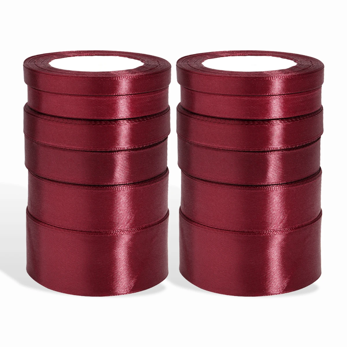 25 Yards Weinrotes Satinband Handgemachtes Geschenk Blumenschleife Verpackungsband DIY Geburtstag Hochzeit Weihnachten Party Bankett Dekoration – Detail 6