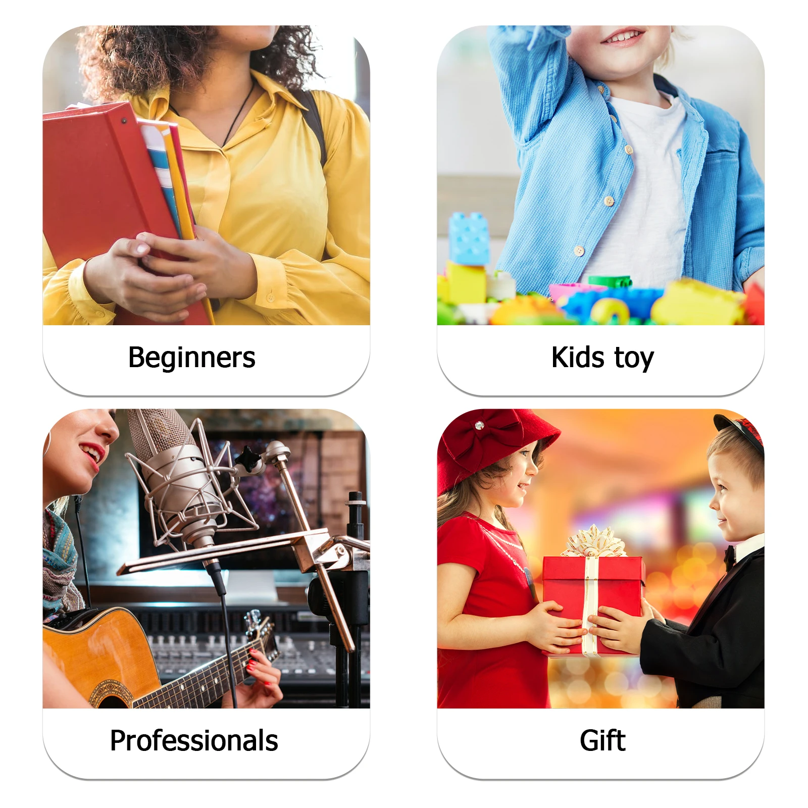 

8-Key Mini Thumb Piano Wooden Kalimba For Beginners Kids Adults Portable Finger Instrument Patterned Musical Gift For Camping