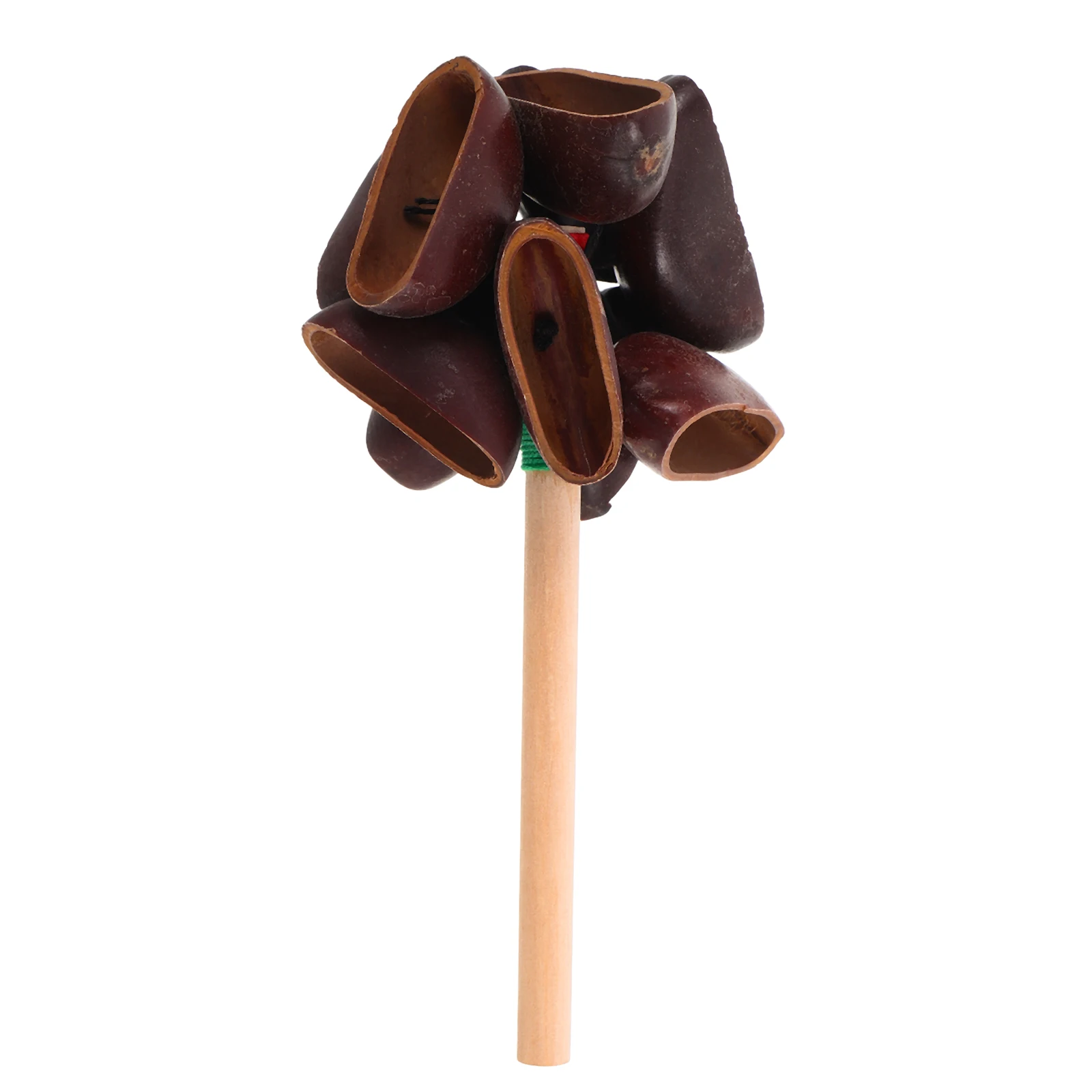 Fruit Shell Hand Ring Infant Musical Instruments Husk Handheld Rattles Toys Baby Toddler