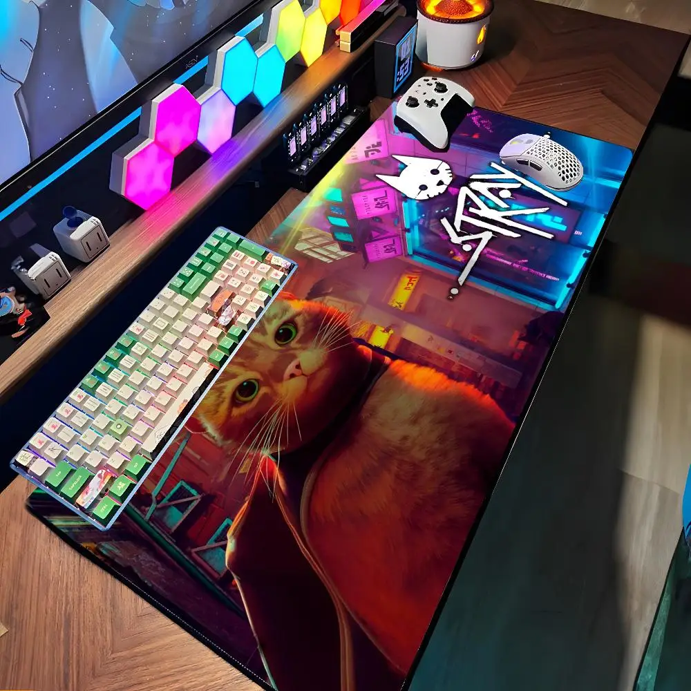 

Stray Mouse Pad Large Rubber Tablepad PC Game Mousepad Laptop Desk Pad XXL Non-slip Computer Keyboard Mouse Mat