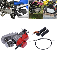 49cc 50cc 2 Stroke Pull Start Engine For Mini Motor Pocket Scooter Dirt Bike